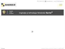 Tablet Screenshot of barrier.ro