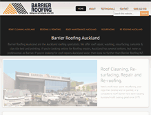 Tablet Screenshot of barrier.co.nz